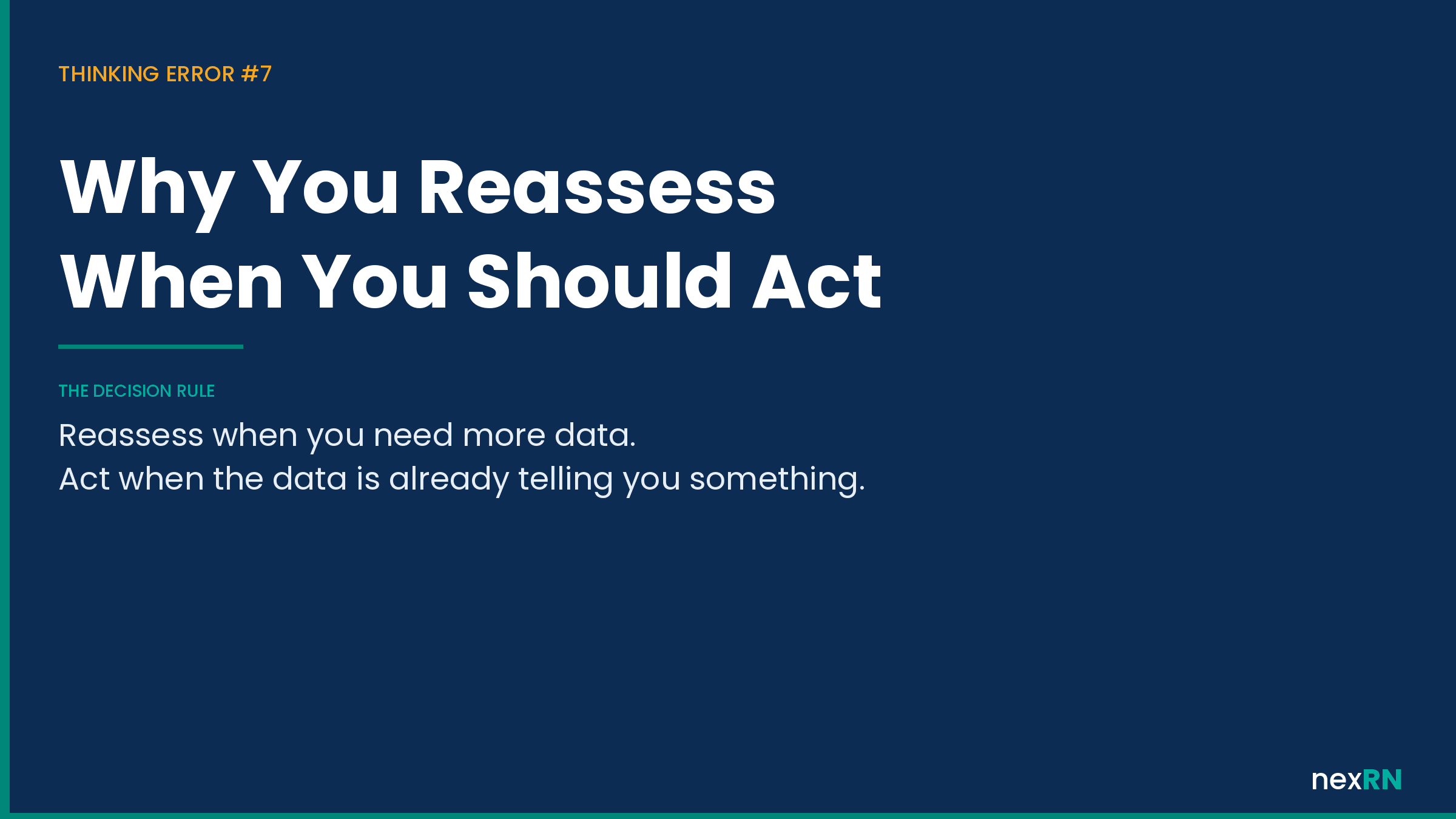 Why You Reassess When You Should Act on NCLEX