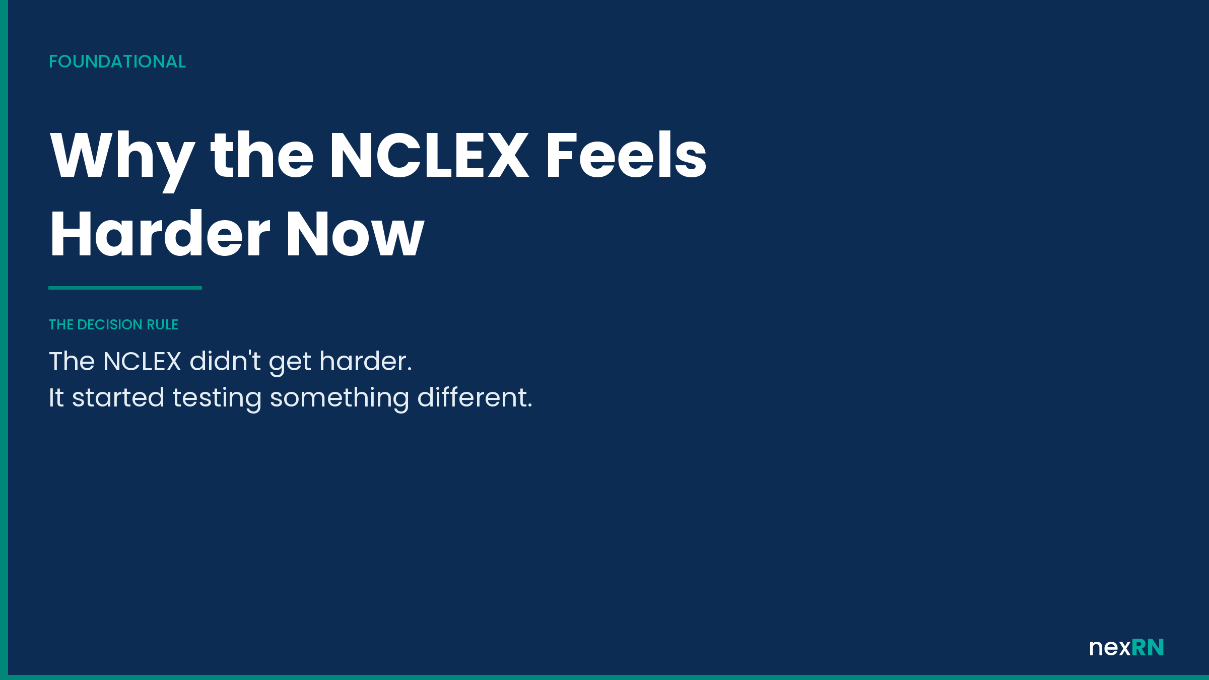 Why the NCLEX Feels Harder Now (And What Actually Changed)